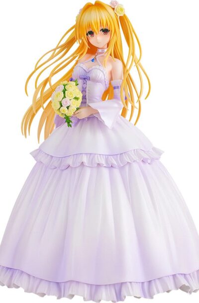 Kadokawa: To Love-Ru Darkness PVC Statue 1/7 Golden Darkness Wedding Dress Ver. 23 cm