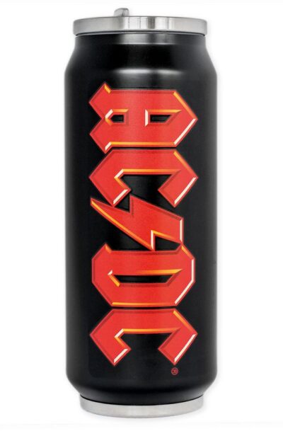 KKL: AC/DC Edelstahl-Trinkflasche Logo