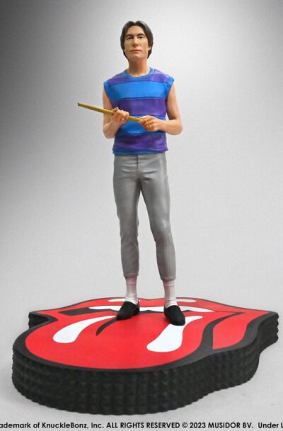 Knucklebonz: The Rolling Stones Rock Iconz Statue Charlie Watts (Tattoo You Tour 1981) 22 cm