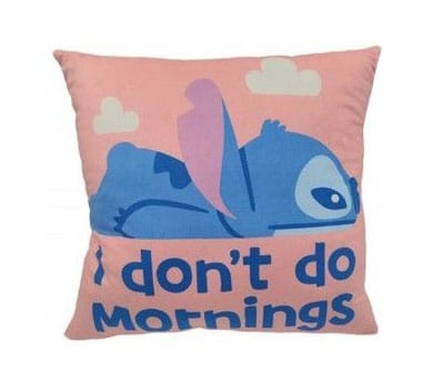 Konix: Lilo & Stitch Kissen Stitch I don’t do mornings 40 cm