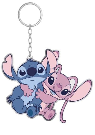 Konix: Lilo & Stitch Schlüsselanhänger Stitch & Angel