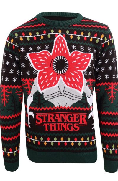 Heroes Inc: Stranger Things Sweatshirt Christmas Jumper Demogorgon Grösse S