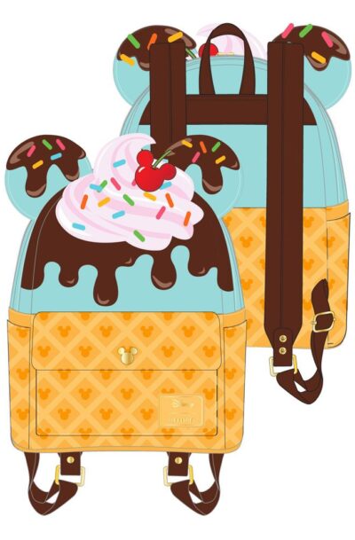 Loungefly: Disney by Loungefly Rucksack Mickey and Minnie Sweets Ice Cream