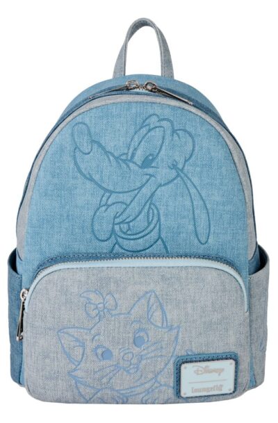 Loungefly: Disney by Loungefly Rucksack Mini Faux Denim Dogs & Cats