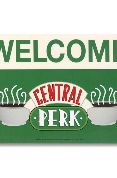 Logoshirt: Friends Blechschild Central Perk Welcome 15 x 21 cm