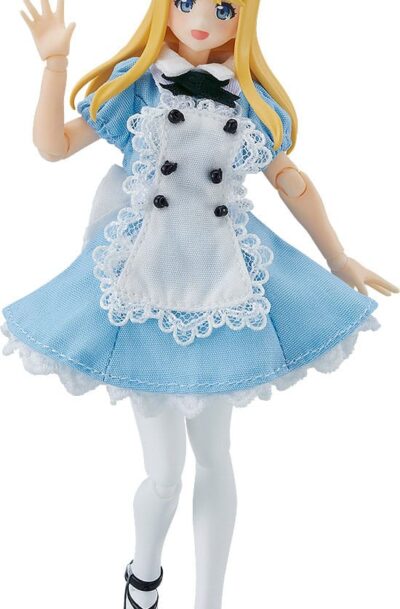 Max Factory: Original Character Figma Actionfigur Female Body (Alice) with Dress and Apron Outfit 13 cm
