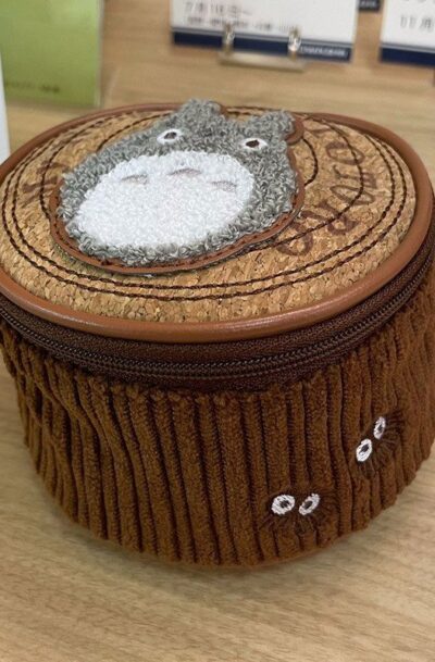 Marushin: Mein Nachbar Totoro Geldbörse / Kosmetiktasche Round Log