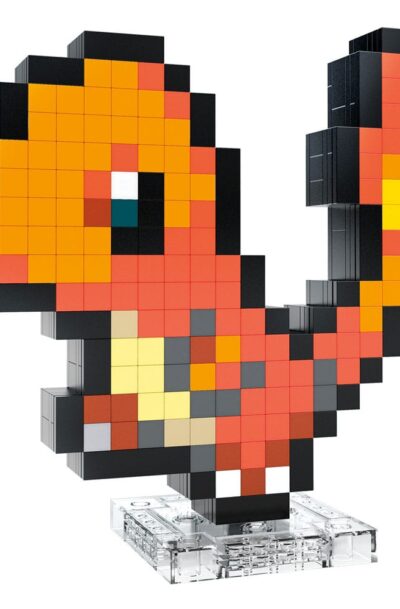 Mattel: Pokémon MEGA Bauset Glumanda Pixel Art