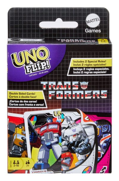Mattel: Transformers UNO Flip! Kartenspiel
