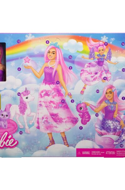 Mattel: Barbie Adventskalender mit Puppe Fantasy