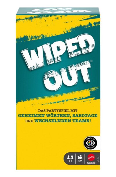 Mattel: Wiped Out Partyspiel *Deutsche Version*