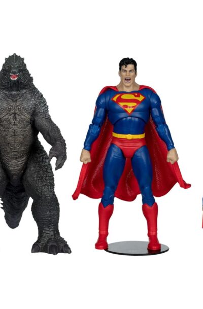 McFarlane Toys: DC Justice League Monsterverse DC Multiverse Actionfiguren 2er-Pack Superman Vs. Godzilla 30 cm