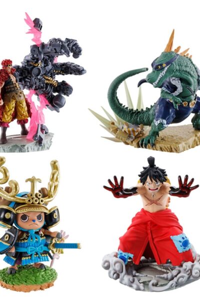 Megahouse: One Piece Petitrama PVC Mini-Statue Logbox Re Birth Wanokuni Vol. 2 Set 9 cm