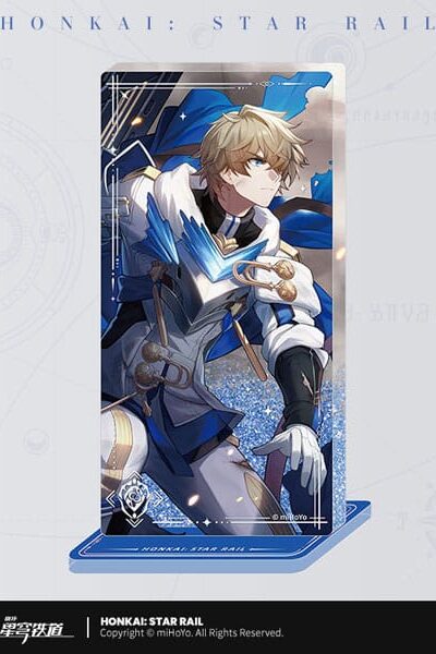 Honkai: Star Rail Light Cone Acryl Ornament mit Glitzer: Gepard Moment of Victory 7 cm