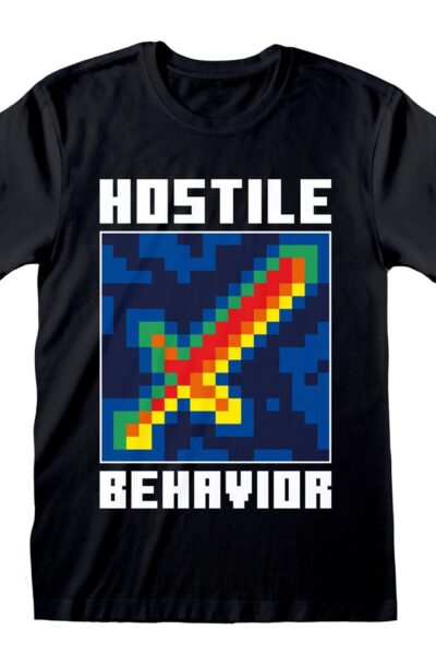 Heroes Inc: Minecraft T-Shirt Hostile Behavior  Grösse L