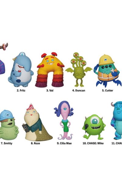 Monogram Int.: Die Monster AG 3D PVC-Taschenanhänger Series 36 Display (24)
