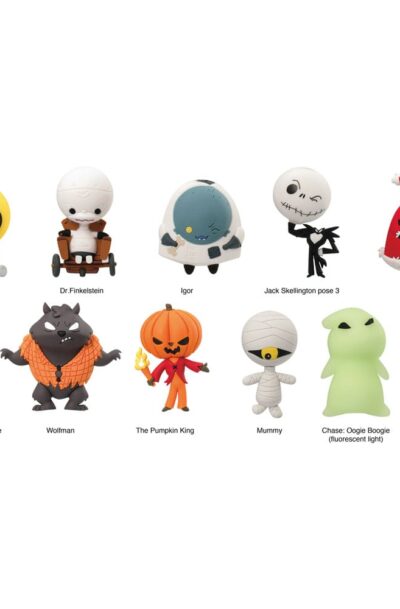 Monogram Int.: Nightmare before Christmas 3D PVC-Taschenanhänger Serie 2 Display (24)