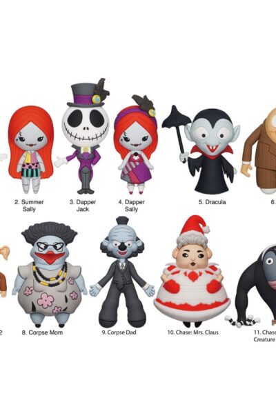 Monogram Int.: Nightmare before Christmas 3D PVC-Taschenanhänger Series 7 Display (24)