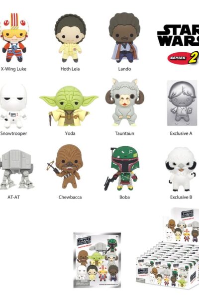 Monogram Int.: Star Wars 3D PVC-Taschenanhänger Series 2 Display (24)