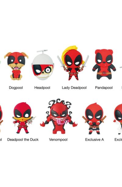 Monogram Int.: Marvel PVC-Taschenanhänger Deadpool Serie 3 Display (24)