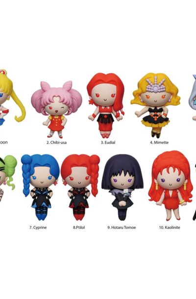 Monogram Int.: Sailor Moon 3D PVC-Taschenanhänger Series 8 Display (24)