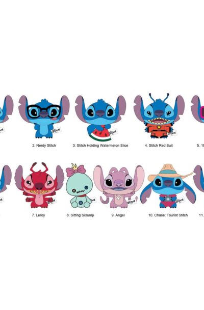 Monogram Int.: Lilo & Stitch Plüsch-Taschenanhänger Stitch Display (24)