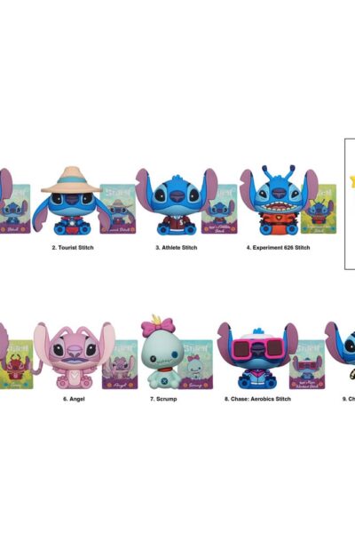 Monogram Int.: Lilo & Stitch 3D PVC-Taschenanhänger Stitch Charm Display (24)