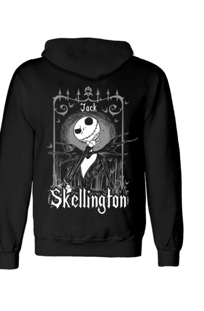 Heroes Inc: Nightmare before Christmas Kapuzenpullover Jack Skellington In Frame Black And Back Grösse S