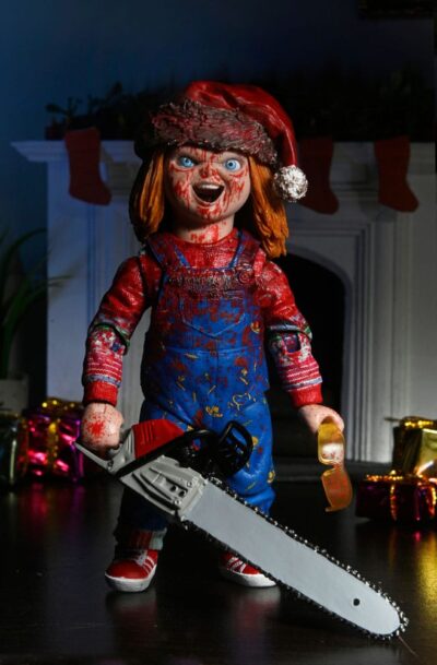 NECA: Chucky Die Mörderpuppe Actionfigur Ultimate Chucky (Holiday Edition) 18 cm