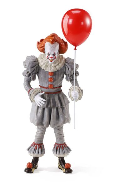 Noble Collection: Stephen Kings Es Bendyfigs Biegefigur Pennywise 19 cm