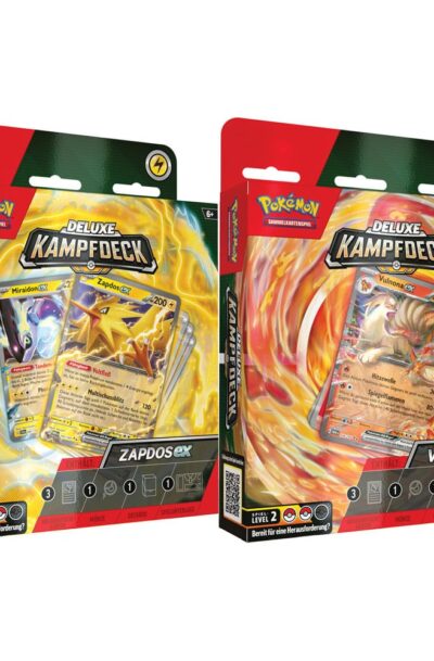 Pokémon Company International: Pokémon TCG Deluxe Battle Deck März 2024 Display (6) *Deutsche Version*