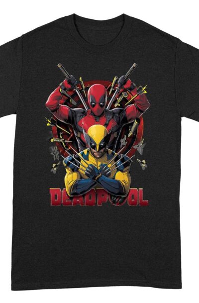 PCMerch: Deadpool T-Shirt Deadpool And Wolverine Pose Grösse L