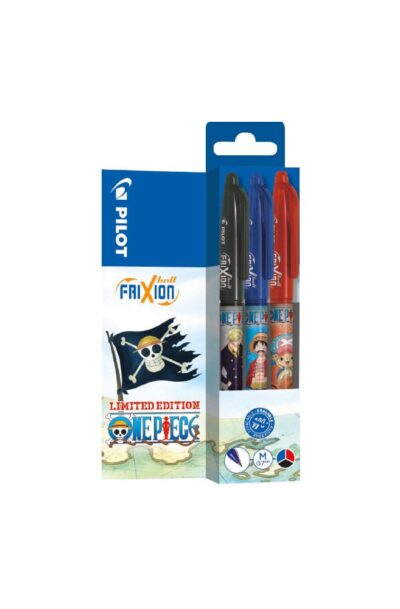 Pilotpen: One Piece Tintenroller 3er-Pack FriXion Ball Limited Edition LE 0.7