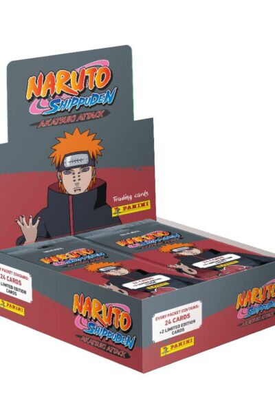 Panini: Naruto Shippuden Akatsuki Attack Trading Cards Fat Packs Display (10)
