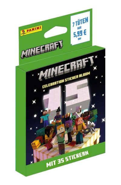 Panini: Minecraft Sticker Collection Eco-Blister 15th Anniversary Celebration *Deutsche Version*