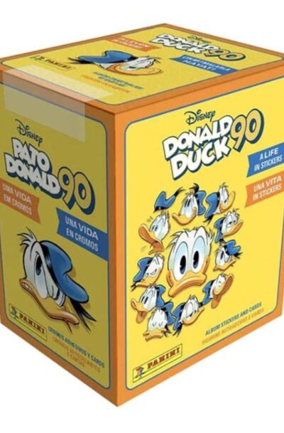 Panini: Donald Duck 90 Sticker & Trading Card Collection Display (36)