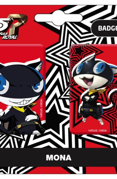 POPbuddies: Persona 5 Royal Ansteck-Buttons Doppelpack Mona / Morgana