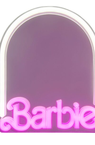 Paladone Products: Barbie Wand-Spiegel Neon 27 cm