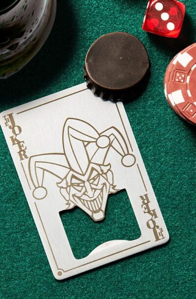 Paladone Products: DC Comics Flaschenöffner Joker Playing Card 8 cm