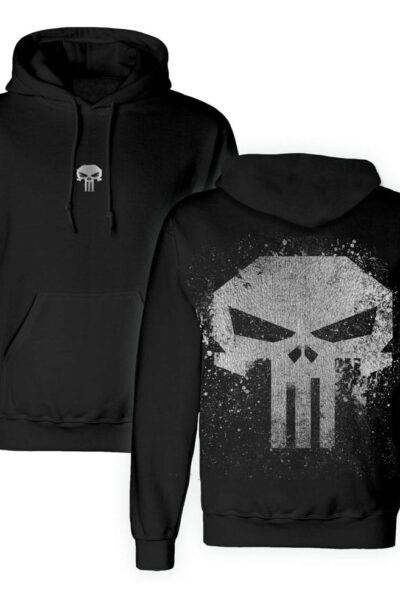 Heroes Inc: Punisher Kapuzenpullover Skull With Metallic Ink  Grösse L