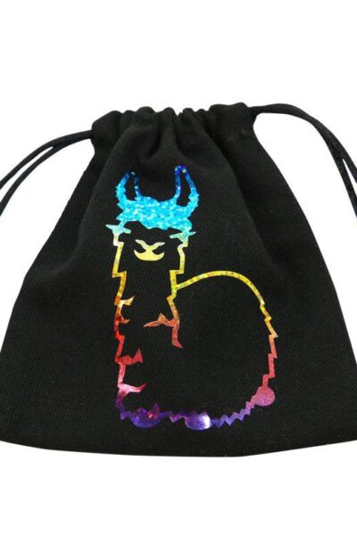 Q Workshop: Fabulous Llama Würfelbeutel Rainbow