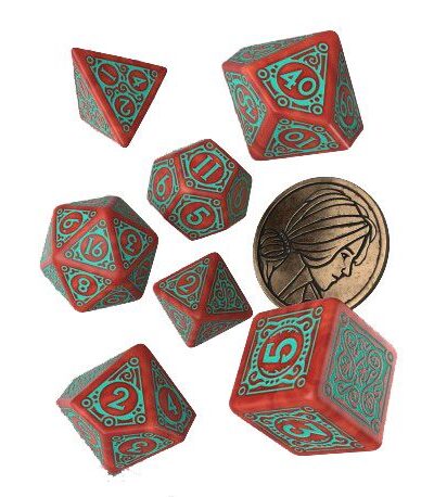 Q Workshop: The Witcher Würfel Set Triss Merigold the Fearless (7)