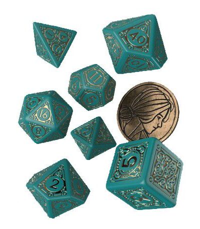 Q Workshop: The Witcher Würfel Set Triss The Beautiful Healer (7)