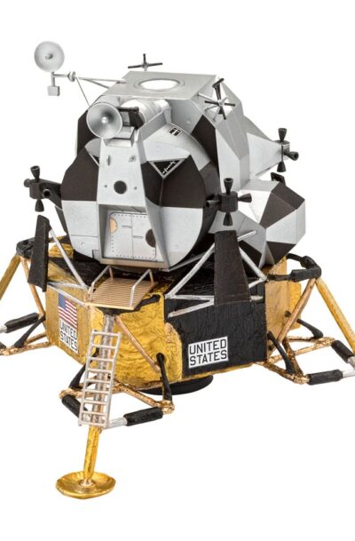 Revell: NASA Modellbausatz Geschenkset 1/48 Apollo 11 Lunar Module Eagle 14 cm