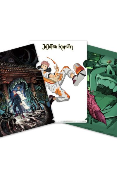 Sakami Merchandise: Jujutsu Kaisen Klarsichthüllen 3er-Set Itadori & Sukuna