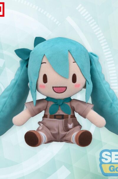 Sega: Hatsune Miku Fuwa Petit Plüschfigur Hatsune Miku Going Out Series Zoo Ver. M 22 cm