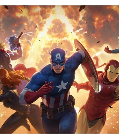 Sideshow Collectibles: Marvel Kunstdruck The Avengers Assemble 71 x 33 cm – ungerahmt