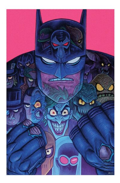 Sideshow Collectibles: DC Comics Kunstdruck Batman & The Rogues Gallery 41 x 61 cm – ungerahmt