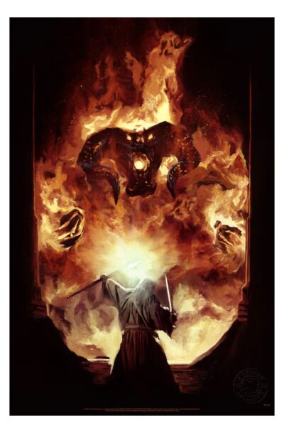 Sideshow Collectibles: Der Herr der Ringe Kunstdruck The Flame of Anor 46 x 61 cm – ungerahmt