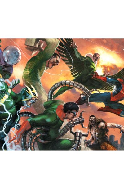 Sideshow Collectibles: Marvel Comics Kunstdruck The Amazing Spider-Man vs Sinister Six 61 x 41 cm – ungerahmt